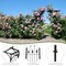 Black Steel Garden Archway for Climbing Plants Party Decor Weddings or Outdoor Use
